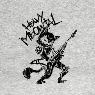 Heavy Meowtal // Black T-Shirt